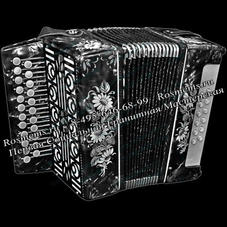 Тульская гармонь гравировка