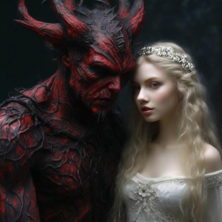 Демон красивый