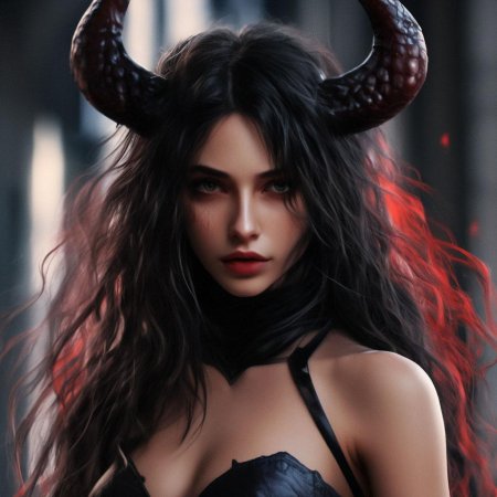 Демон девушка