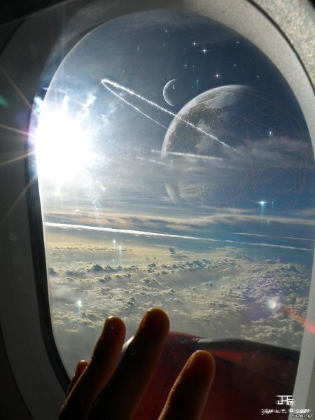 Вид из иллюминатора