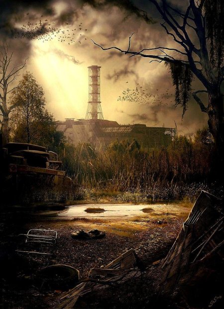 Зона сталкер арт ЧАЭС