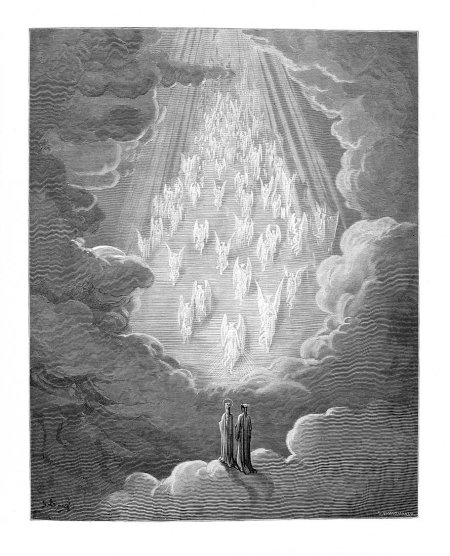 Гюстав Доре Божественная комедия рай