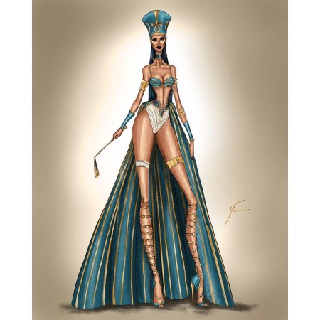 Нефертити в полный рост