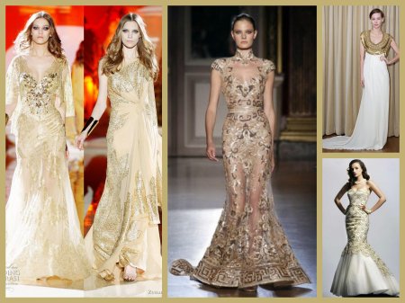 Свадебное платье в египетском стиле