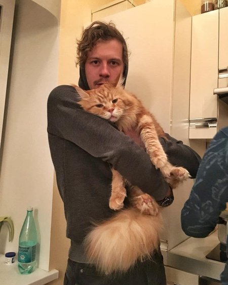 Тихон Жизневский с котом