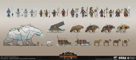 Warhammer total War 3 Concept Art Кислев