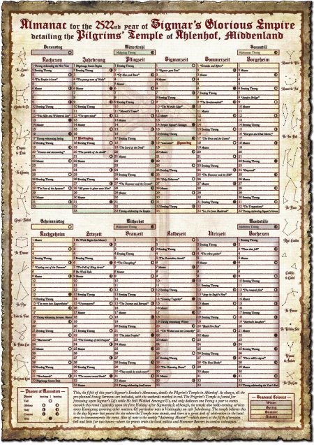 Вархаммер Имперский календарь
