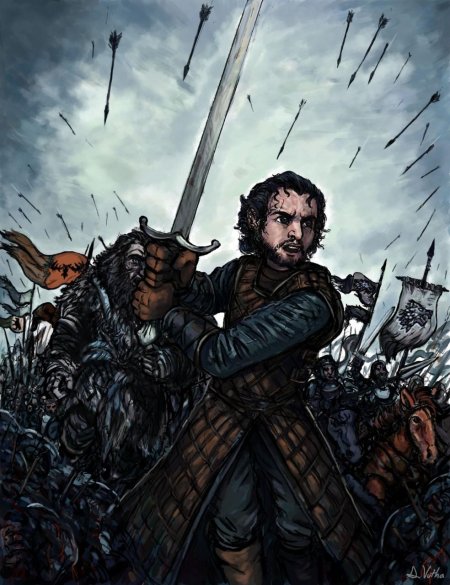 Джон Сноу битва бастардов