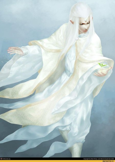 Человек в белом одеянии