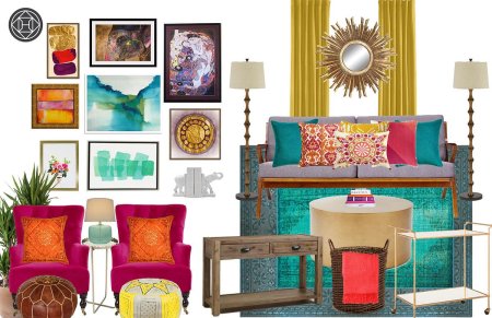 Мудборд Эклектика