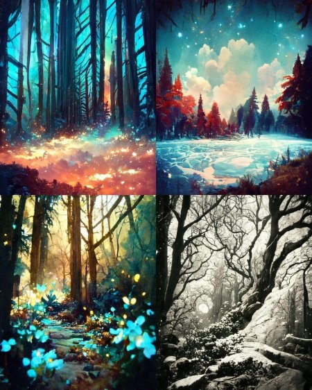 Нейросеть арт пейзаж