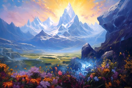 Фэнтези арт пейзаж