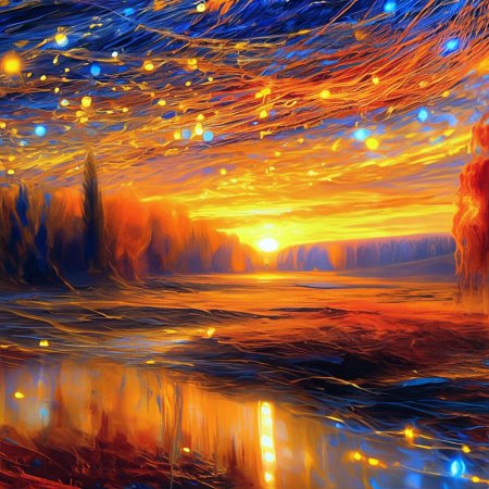 Нейросеть пейзаж