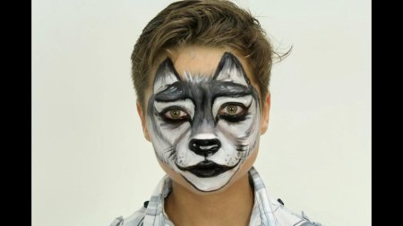 Аквагрим волк