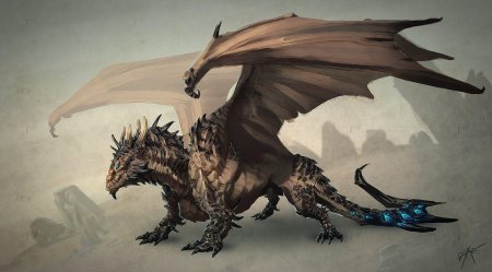 Виверна ДНД арт