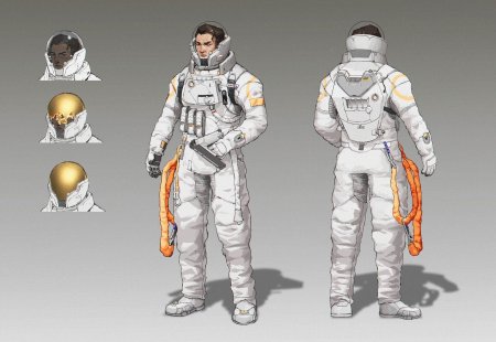 Астронавт арт Минимализм