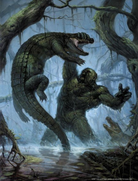 Болотная тварь ДС комикс