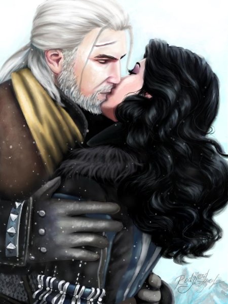 Геральт и Йеннифер