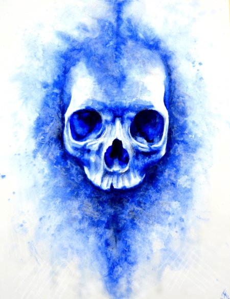 Синий череп