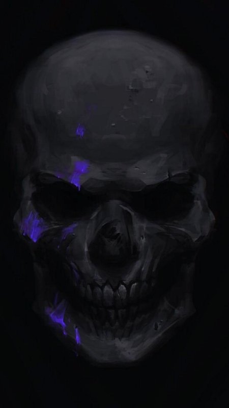 Синий череп