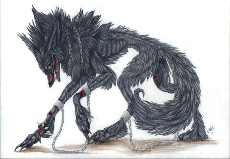 Оборотень Вервольф скелет Волколака