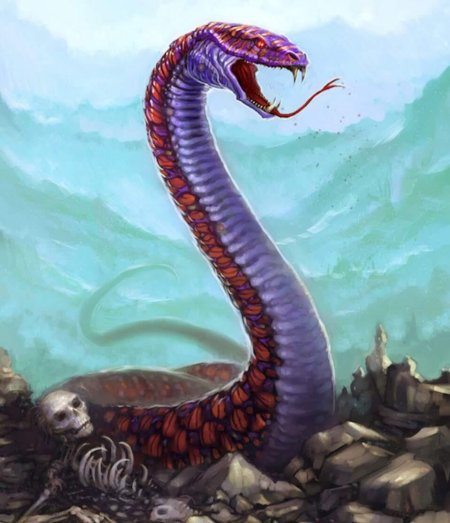 Василиск змея фэнтези змея Василиск