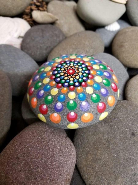 Раскрашенные камушки