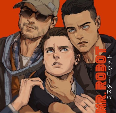 Мистер робот Эллиот и Тайрелл