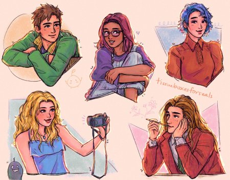 Stardew Valley Эллиот арт