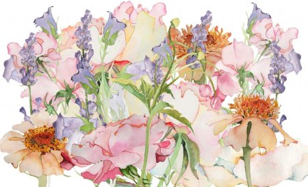 Клэр Уэйт Браун акварель цветы