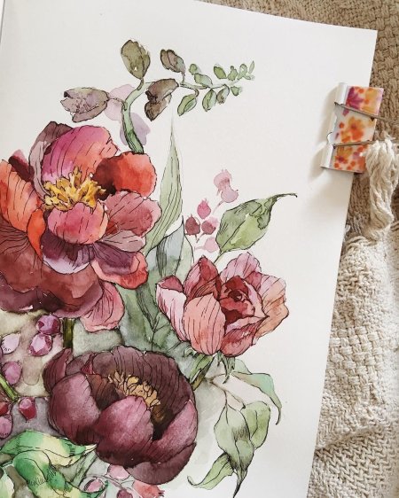 Renne Lera акварель