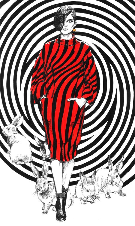 Иллюзии в дизайне одежды