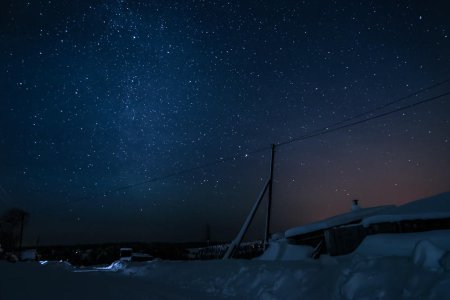 Ночное небо зимой