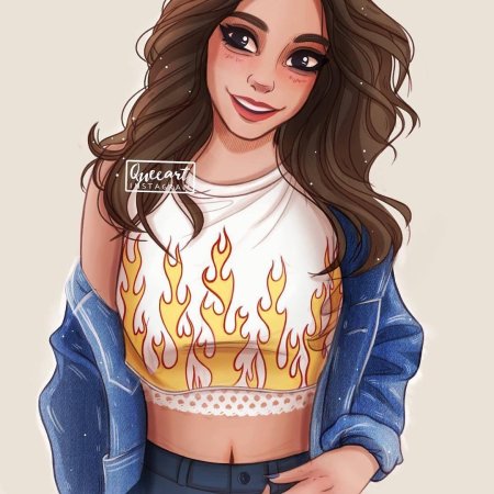 Красивые девушки мультяшные