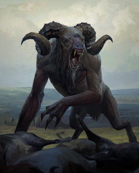 Ведьмак 3 Дикая охота бес монстр