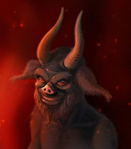 Чёрт арт Славянская мифология