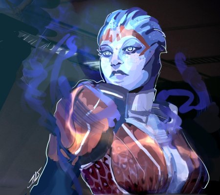 Mass Effect Азари