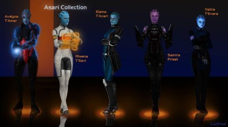 Масс эффект 3 Азари танцовщицы