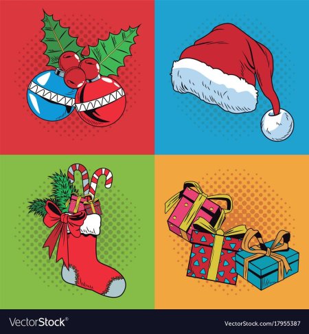 Поп арт новый год