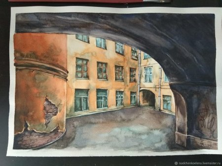 Лидия Диннер художник Питерский двор