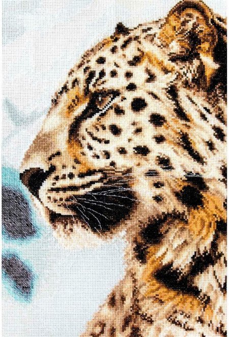 Лукас леопард вышивка крестом