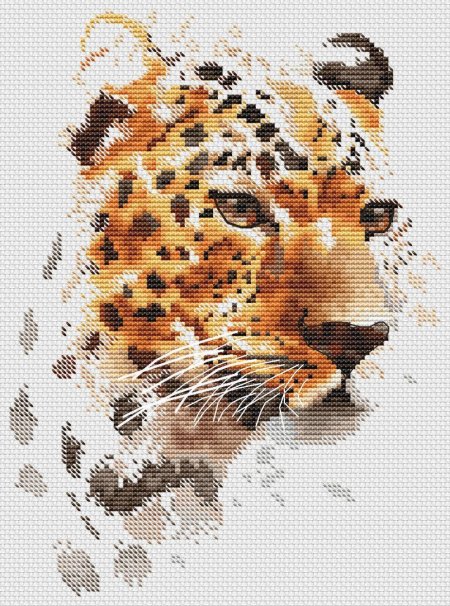 Вышивка Ягуар