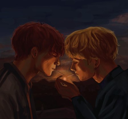 Эндрилы арты поцелуй