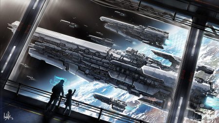 Флот Sci Fi Art