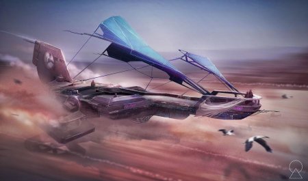 Конвертоплан концепт арт