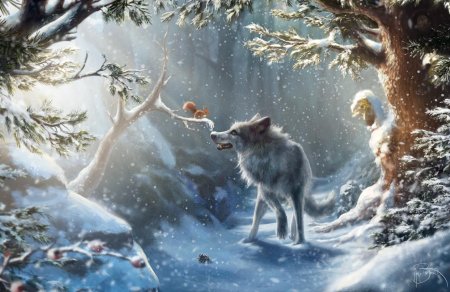 Сказочный зимний лес