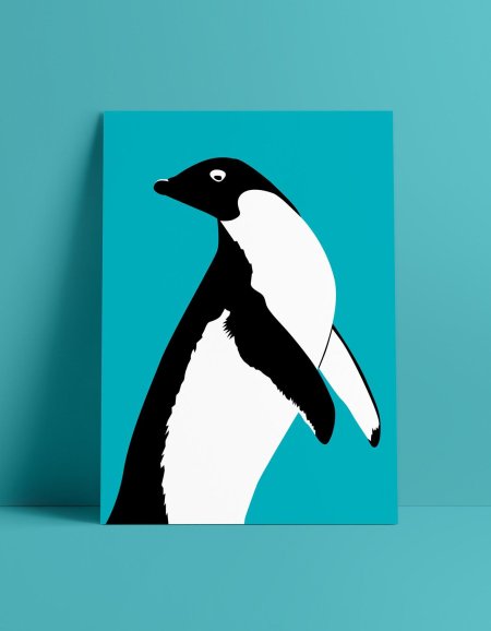 Пингвин принт