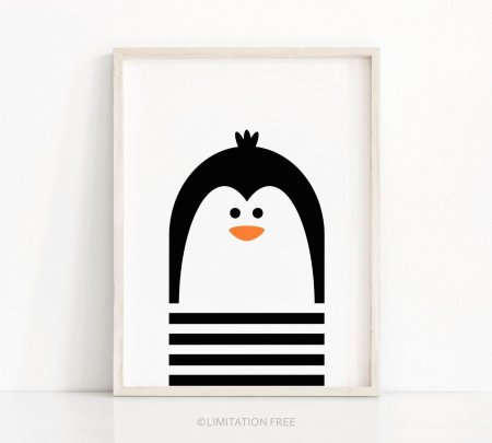 Пингвин принт