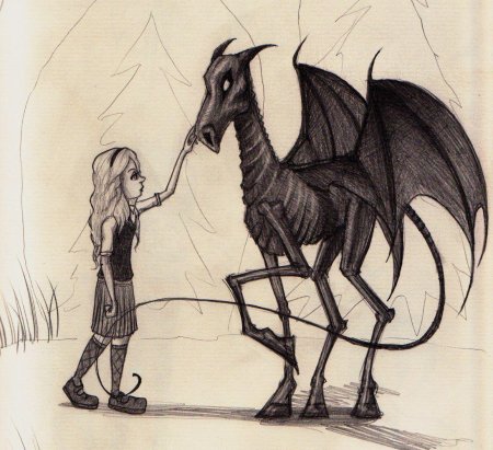 Фестрал из Гарри Поттера