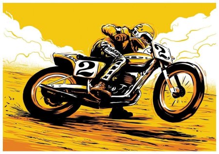 Мотоцикл арт